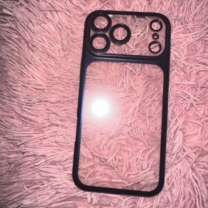 Black and Clear Phone Case